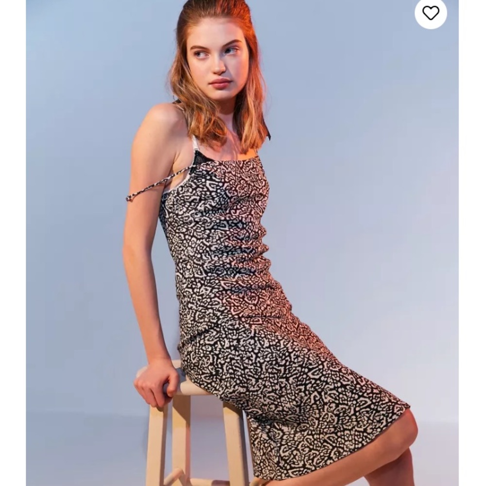 Third Form Bias Slip Dress Midi length, Sz 4 /Small Pantha